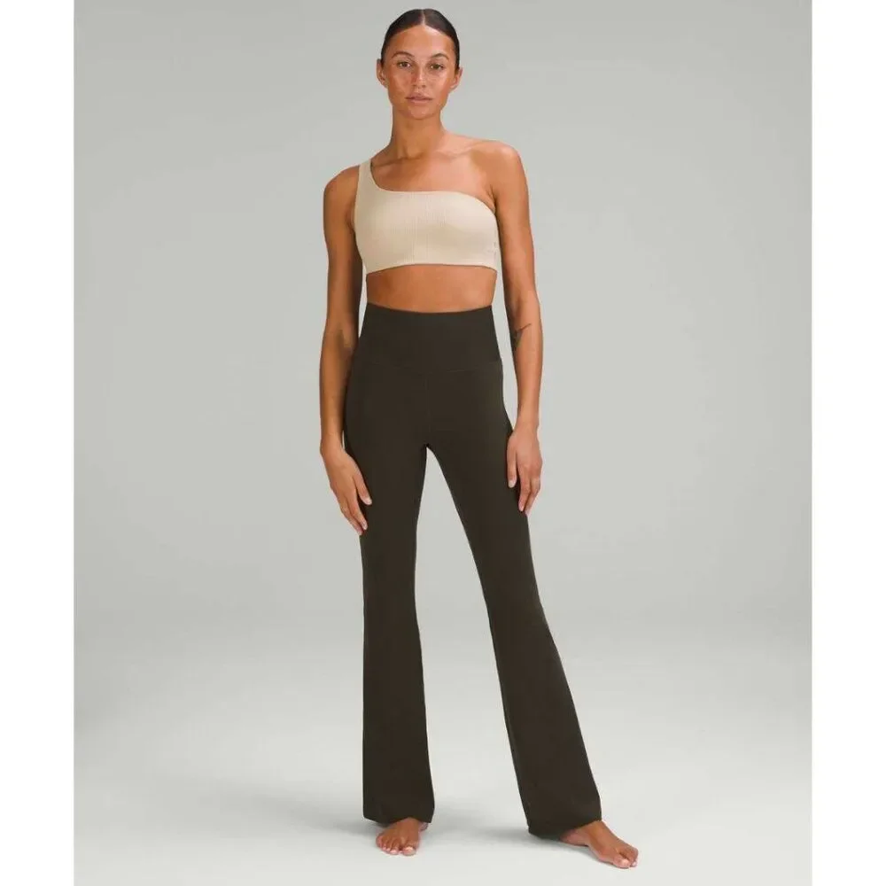 Lululemon Ribbed Nulu Asymmetrical Yoga Bra Size 6